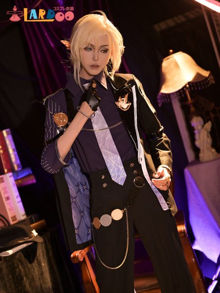 画像3: [在庫あり]ゼンレスゾーンゼロ ゼンゼロ ZZZ  「モッキンバード」ヒューゴ Hugo コスチューム コスプレ衣装/ウィッグ (3)