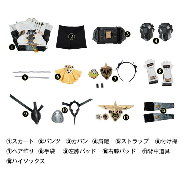 画像4: ゼンレスゾーンゼロ  ZZZ  ゼンゼロ  アンビー「シルバーソルジャー」 コスチューム コスプレ衣装 (4)