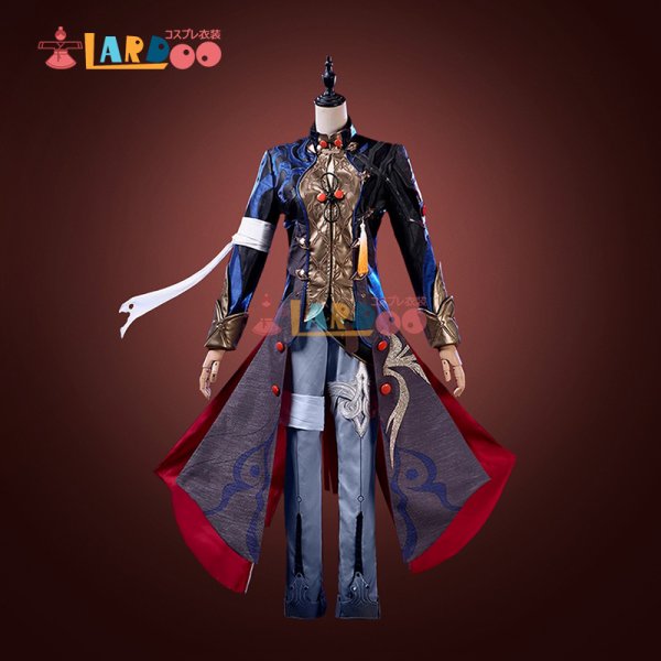 画像4: 崩壊:スターレイル HonkaiStarRail 刃-ジン-Blade  金属パーツ版 コスチューム コスプレ衣装 (4)