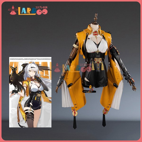 画像1: ゼンレスゾーンゼロ ZenlessZoneZero「雲嶽山」儀玄  イーシェン コスチューム コスプレ衣装/ウィッグ (1)