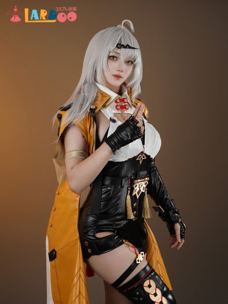 画像5: ゼンレスゾーンゼロ ZenlessZoneZero「雲嶽山」儀玄  イーシェン コスチューム コスプレ衣装/ウィッグ (5)