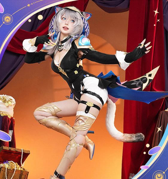画像3: 崩壊スターレイル HonkaiStarRail サフェル  Cipher  コスプレ衣装/ウィッグ/靴  コスチューム (3)