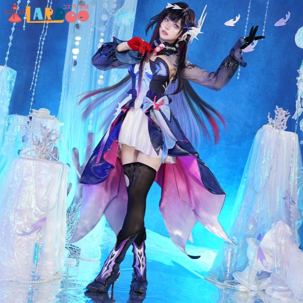 画像3: 崩壊スターレイル HonkaiStarRail セイレンス  Hysilens  靴カバー付き コスチューム コスプレ衣装/ウィッグ/靴 (3)