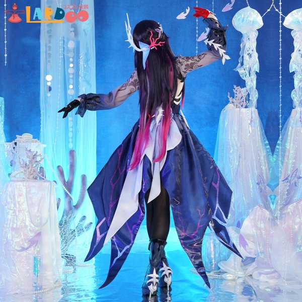 画像4: 崩壊スターレイル HonkaiStarRail セイレンス  Hysilens  靴カバー付き コスチューム コスプレ衣装/ウィッグ/靴 (4)