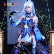 画像1: 崩壊:スターレイル HonkaiStarRail 鏡流 ケイリュウ レッグカバー付き コスチューム コスプレ衣装/ウィッグ/靴 (1)