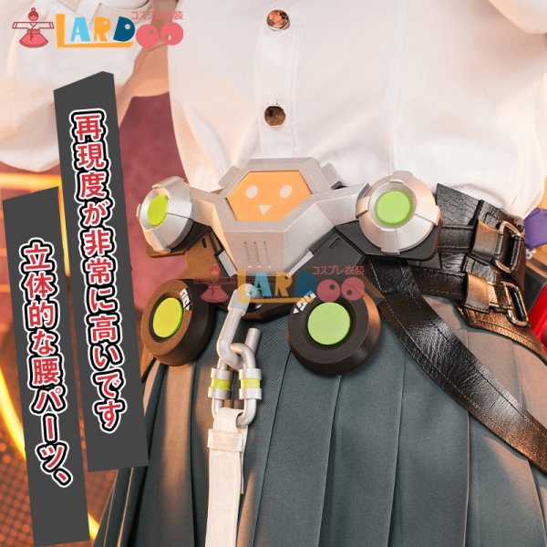 画像4: ゼンレスゾーンゼロ ゼンゼロ ZZZ  アリス・タイムフィールド Alice Tymefield コスチューム コスプレ衣装/ウィッグ/靴 (4)