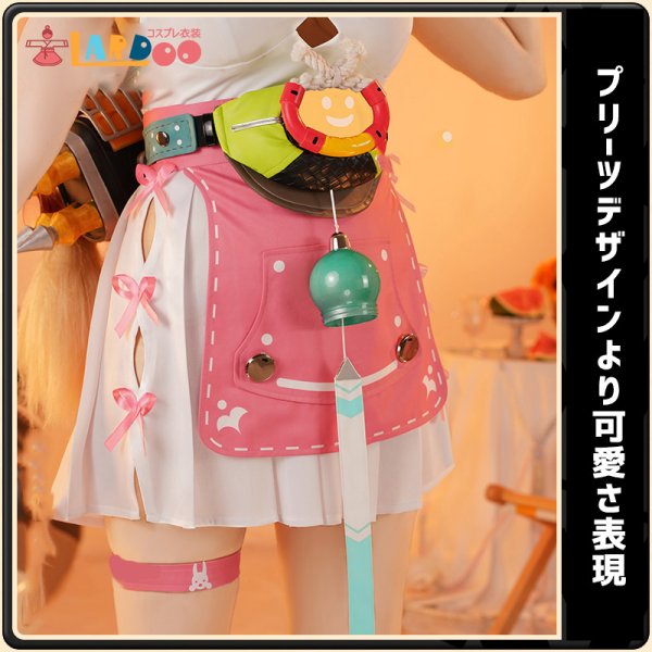 画像4: ゼンレスゾーンゼロ ゼンゼロ ZZZ アリス・タイムフィールド 「タイム香る海辺」 水着 コスチューム コスプレ衣装/ウィッグ (4)