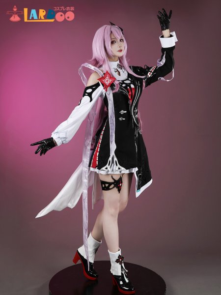 画像2: 崩壊スターレイル HonkaiStarRail  三月なのか 長夜月  Evernight  コスチューム コスプレ衣装/ウィッグ/靴 (2)