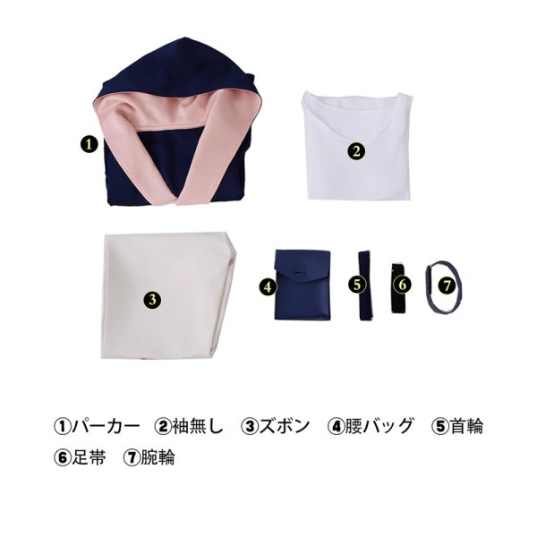 画像6: 羅小黒戦記２  ロシャオヘイセンキ  ルーイエ  師姉 鹿野 コスチューム コスプレ衣装 (6)