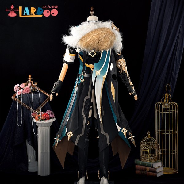 画像3: 原神 Genshin モンド ファルカ Varka コスチューム コスプレ衣装 (3)