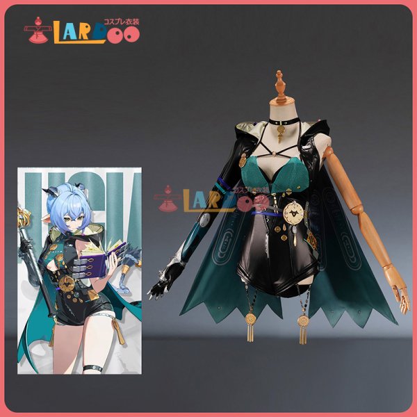 画像1: ゼンレスゾーンゼロ ゼンゼロ リュシア Lucia コスチューム コスプレ衣装/ウィッグ/靴 (1)