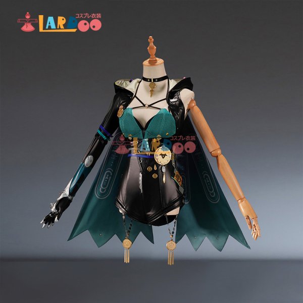 画像2: ゼンレスゾーンゼロ ゼンゼロ リュシア Lucia コスチューム コスプレ衣装/ウィッグ/靴 (2)