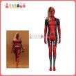 画像1: デッドプール3 Deadpool3 レディ・デッドプール ウェイド・ウィルソン Wade Wilson 漫画版  全身タイツ Bodysuit ボディスーツ マスク付き コスチューム コスプレ衣装 (1)