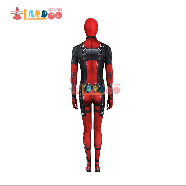 画像3: デッドプール3 Deadpool3 レディ・デッドプール ウェイド・ウィルソン Wade Wilson 漫画版  全身タイツ Bodysuit ボディスーツ マスク付き コスチューム コスプレ衣装 (3)