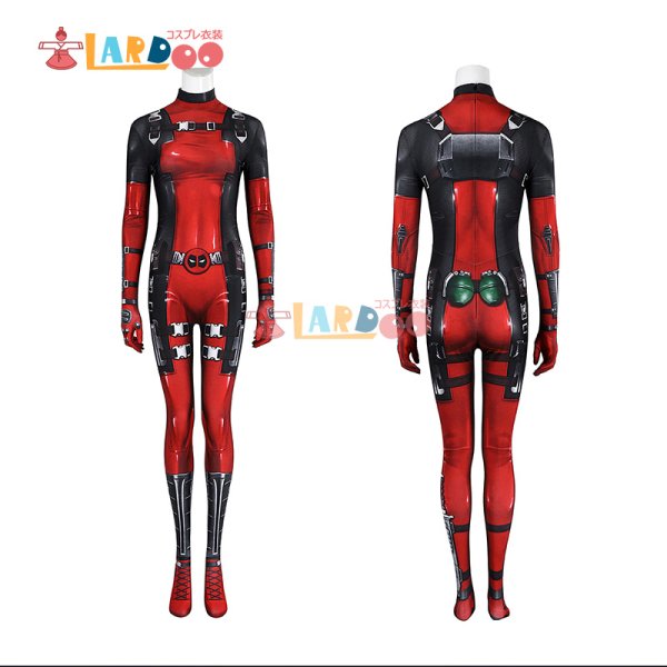 画像5: デッドプール3 Deadpool3 レディ・デッドプール ウェイド・ウィルソン Wade Wilson 漫画版  全身タイツ Bodysuit ボディスーツ マスク付き コスチューム コスプレ衣装 (5)