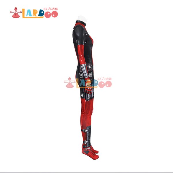 画像7: デッドプール3 Deadpool3 レディ・デッドプール ウェイド・ウィルソン Wade Wilson 漫画版  全身タイツ Bodysuit ボディスーツ マスク付き コスチューム コスプレ衣装 (7)