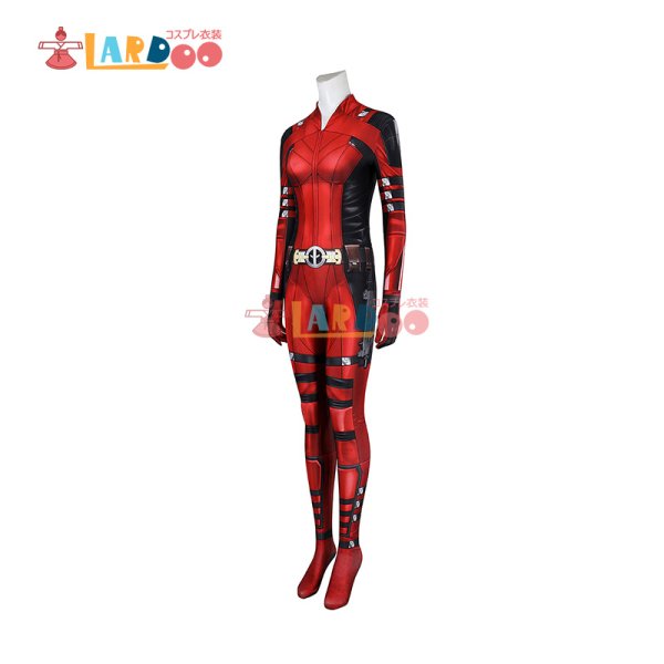 画像7: デッドプール3 Deadpool レディ・デッドプール Wade Wilson Bodysuit ボディスーツ 全身タイツ  マスク付き コスチューム コスプレ衣装 (7)