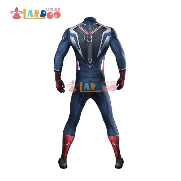 画像6:  キャプテン・アメリカ：ブレイブ・ニュー・ワールド Captain America サム・ウィルソン/キャプテン・アメリカ（3代目） 全身タイツ Bodysuit ボディスーツ  コスチューム コスプレ衣装 (6)