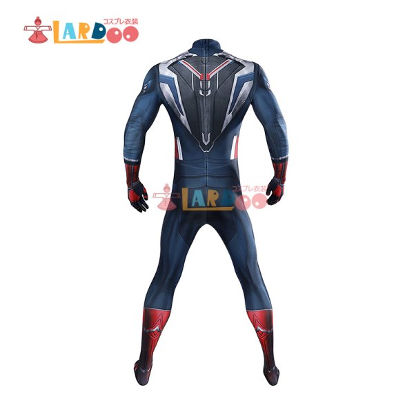 画像7:  キャプテン・アメリカ：ブレイブ・ニュー・ワールド Captain America サム・ウィルソン/キャプテン・アメリカ（3代目） 全身タイツ Bodysuit ボディスーツ  コスチューム コスプレ衣装 (7)