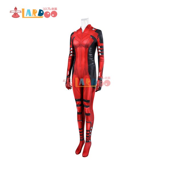 画像7: デッドプール3 Deadpool レディ・デッドプール Wade Wilson Bodysuit ベルトと靴付き ボディスーツ 全身タイツ コスチューム コスプレ衣装 (7)