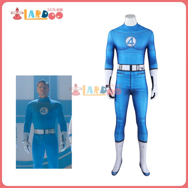 画像1:  ファンタスティック4：ファースト・ステップ Mister Fantastic/ミスター・ファンタスティック 全身タイツ Bodysuit ボディスーツ  コスチューム コスプレ衣装 (1)