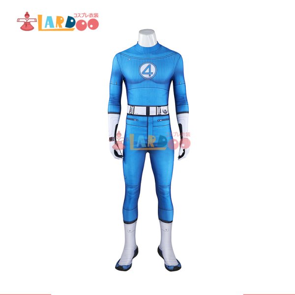 画像4:  ファンタスティック4：ファースト・ステップ Mister Fantastic/ミスター・ファンタスティック 全身タイツ Bodysuit ボディスーツ  コスチューム コスプレ衣装 (4)