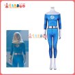 画像1:  ファンタスティック4：ファースト・ステップ インビジョブル・ウーマン/Invisible Woman 全身タイツ Bodysuit ボディスーツ  コスチューム コスプレ衣装 (1)
