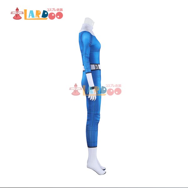 画像5:  ファンタスティック4：ファースト・ステップ インビジョブル・ウーマン/Invisible Woman 全身タイツ Bodysuit ボディスーツ  コスチューム コスプレ衣装 (5)