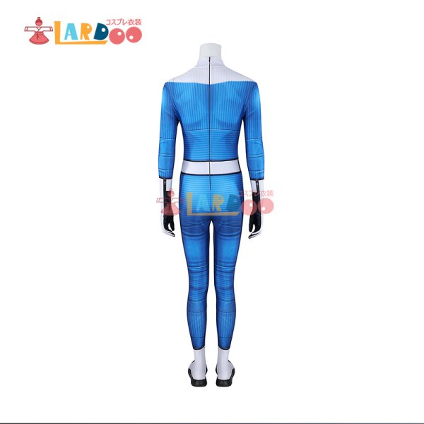 画像7:  ファンタスティック4：ファースト・ステップ インビジョブル・ウーマン/Invisible Woman 全身タイツ Bodysuit ボディスーツ  コスチューム コスプレ衣装 (7)