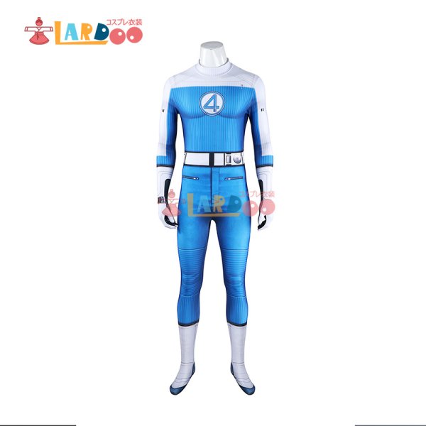 画像4: ファンタスティック4：ファースト・ステップ Human Torch/ヒューマン・トーチ 全身タイツ Bodysuit ボディスーツ  コスチューム コスプレ衣装 (4)
