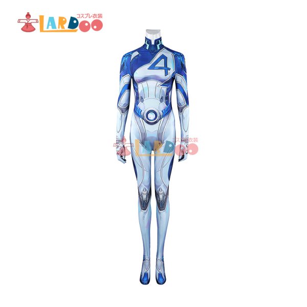 画像2: マーベルライバルズ   インビジブル・ウーマン  ファンタスティック4   Marvel Rivals  The Fantastic Four  Invisible Woman 全身タイツ ボディスーツ コスチューム コスプレ衣装 (2)