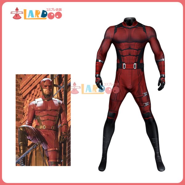 画像1: 『デアデビル：ボーン・アゲイン』Season1 Daredevil：Born Again マシュー・”マット”・マードック/ Matthew "Matt" Murdock  全身タイツ ボディスーツ コスチューム コスプレ衣装 (1)