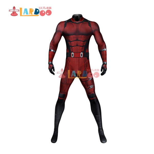 画像2: 『デアデビル：ボーン・アゲイン』Season1 Daredevil：Born Again マシュー・”マット”・マードック/ Matthew "Matt" Murdock  全身タイツ ボディスーツ コスチューム コスプレ衣装 (2)