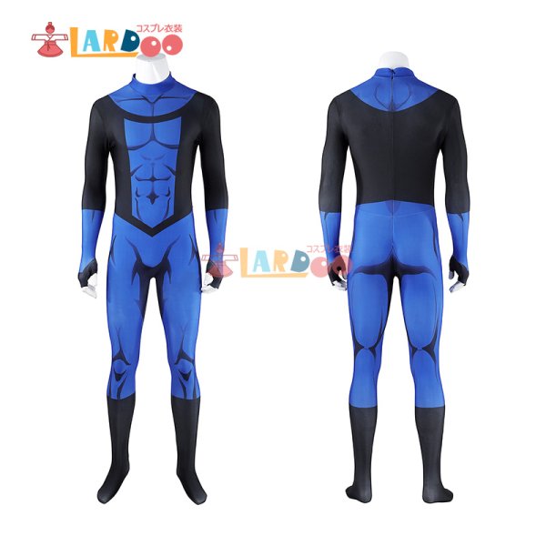 画像4: インビンシブル  無敵のヒーロー シーズン3  マーク グレイソン mark grayson 全身タイツ ボディスーツ コスチューム コスプレ衣装 (4)