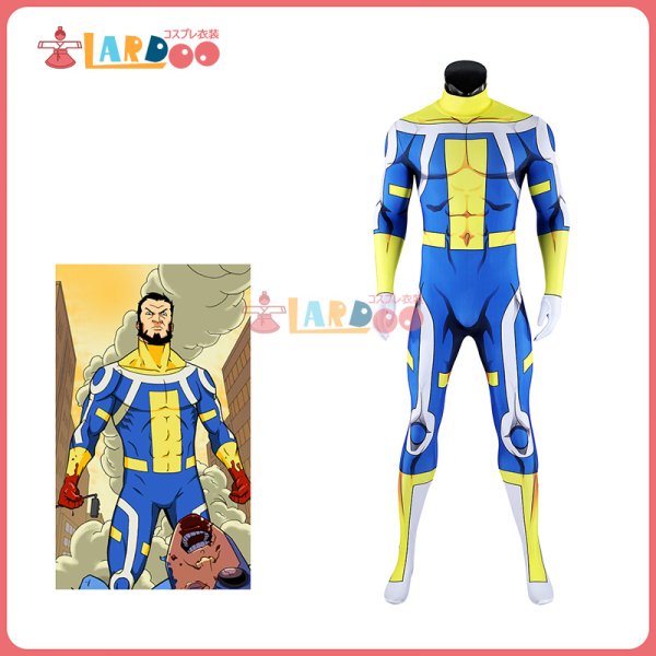 画像1: インビンシブル  無敵のヒーロー シーズン3 The Immortal 全身タイツ Bodysuit ボディスーツ  コスチューム コスプレ衣装 (1)