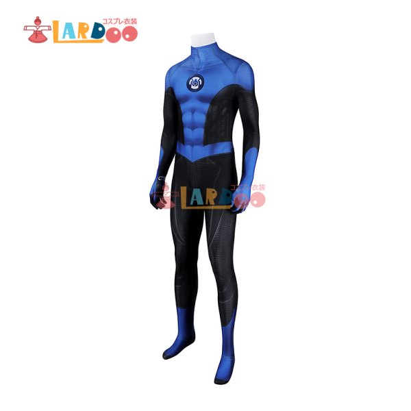 画像4: スパイダーマン2 ニューブルー・スーツ Spider-Man2  New Blue Suit 全身タイツ Bodysuit ボディスーツ コスチューム コスプレ衣装 (4)