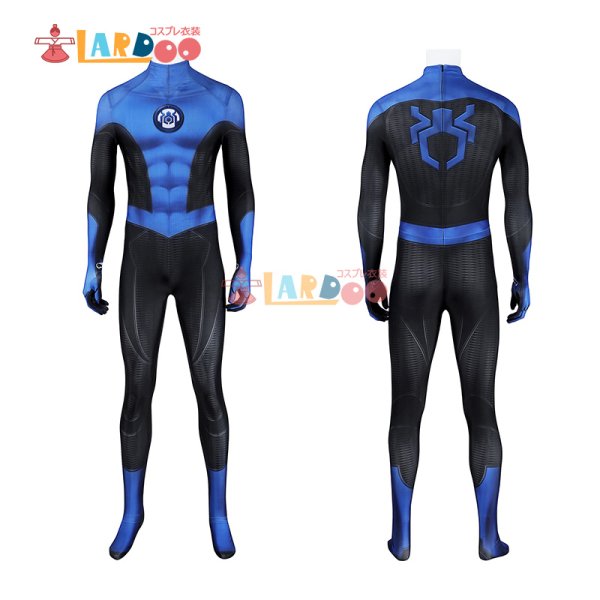 画像6: スパイダーマン2 ニューブルー・スーツ Spider-Man2  New Blue Suit 全身タイツ Bodysuit ボディスーツ コスチューム コスプレ衣装 (6)