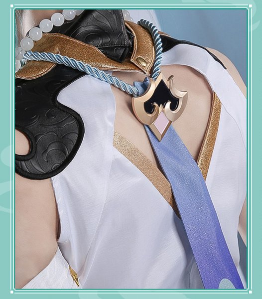 画像6: 【三分妄想】原神 Genshin 「降魔大聖」 魈  ショウ  Xiao コスプレ衣装/ウィッグ/靴 コスチューム (6)