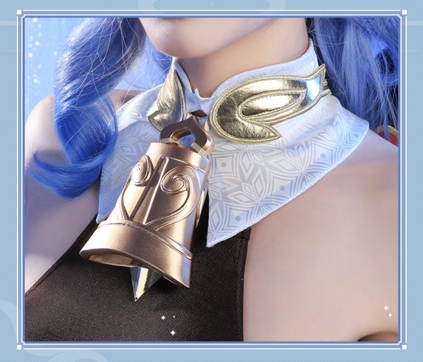 画像8: 【三分妄想】原神 Genshin 甘雨  かんう  コスプレ衣装/ウィッグ/靴  コスチューム  (8)