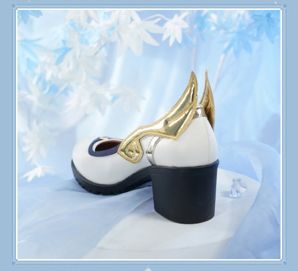 画像25: 【三分妄想】原神 Genshin 甘雨  かんう  コスプレ衣装/ウィッグ/靴  コスチューム  (25)