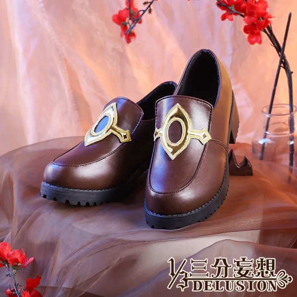 画像12: 【三分妄想】原神 Genshin 胡桃 フータオ リメイク版 コスプレ衣装/ウィッグ/靴  コスチューム  (12)