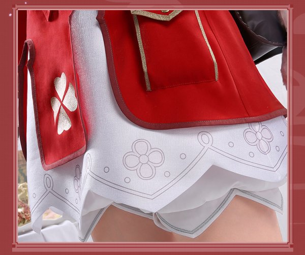 画像11: 【三分妄想】原神 Genshin クレー Klee コスプレ衣装/ウィッグ/靴 コスチューム (11)