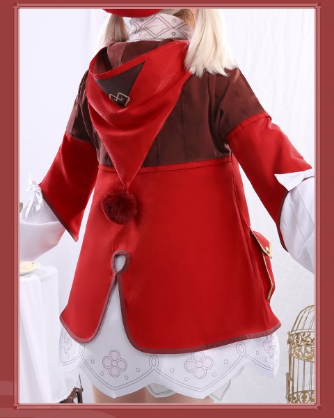 画像8: 【三分妄想】原神 Genshin クレー Klee コスプレ衣装/ウィッグ/靴 コスチューム (8)