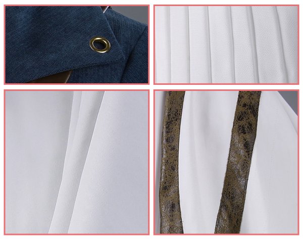 画像8: 【三分妄想】ヴァイオレット・エヴァーガーデン ヴァイオレット コスチューム コスプレ衣装/ウィッグ/靴 (8)