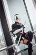 画像1: 【三分妄想】NieR:Automata ニーア オートマタ ヨルハ二号B型 2B コスチューム コスプレ衣装/ウィッグ   (1)