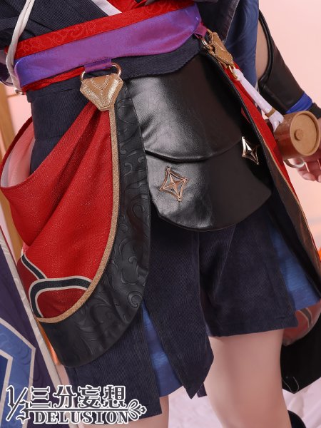 画像4: 【三分妄想】原神 Genshin  スカラマシュ  Scaramouche  コスプレ衣装/ウィッグ/下駄  コスチューム  (4)