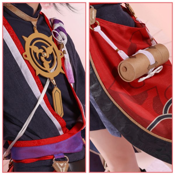画像6: 【三分妄想】原神 Genshin  スカラマシュ  Scaramouche  コスプレ衣装/ウィッグ/下駄  コスチューム  (6)
