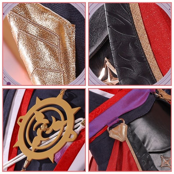 画像7: 【三分妄想】原神 Genshin  スカラマシュ  Scaramouche  コスプレ衣装/ウィッグ/下駄  コスチューム  (7)