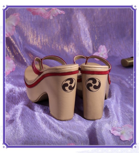 画像31: 【三分妄想】原神 Genshin  雷電将軍 リメイク版  コスプレ衣装/ウィッグ/下駄  コスチューム  (31)