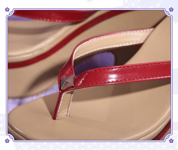 画像32: 【三分妄想】原神 Genshin  雷電将軍 リメイク版  コスプレ衣装/ウィッグ/下駄  コスチューム  (32)